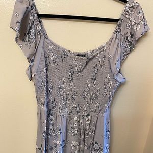 Torrid mid length floral print dress